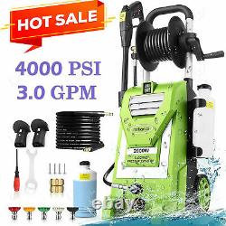 4000PSI&3.0GPM Electric Pressure Washer`High-Power Cleaner&Water Sprayer Machine