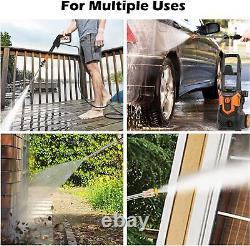 4000PSI Electric Pressure Washer, 1.8GPM 1650W High Power, 4 Quick Connect Spray