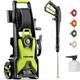 4000 PSI Electric Pressure Washer, 2.5 GPM Power Washer-33FT Hose Reel-4 Nozzles
