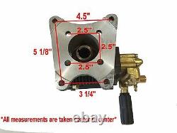 4000 PSI Horizontal Pressure Washer Pump 4 GPM 1 Diameter Shaft