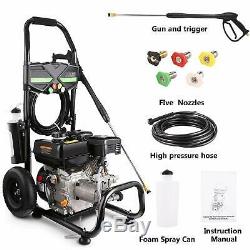 4200PSI 2.8GPM Gas Pressure Washer High Power Cold Water Cleaner 212CC 7HP