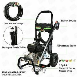 4200PSI 3.0GPM Gas Pressure Washer High Power Cold Water Cleaner Machine Kit