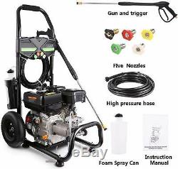 4200 PSI 3.00GPM Gas Pressure Washer Cold Water Cleaner High Power Machine Kit