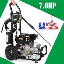 4200 PSI 3.0GPM Gas Pressure Washer High Power Cold Water Cleaner 212CC 7HP