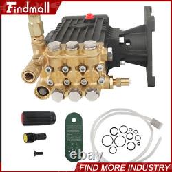 4400 psi 4 GPM Pressure Washer Pump Power Washer Pump 1 Shaft Horizontal New