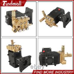 4400 psi 4 GPM Pressure Washer Pump Power Washer Pump 1 Shaft Horizontal New
