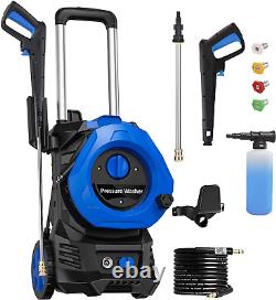 4500PSI Electric Pressure Washer 2.8GPM 25Ft Hose 16.4Ft Cord Soap Tank Car Wash