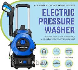 4500PSI Electric Pressure Washer 2.8GPM 25Ft Hose 16.4Ft Cord Soap Tank Car Wash