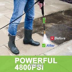 4800 PSI Electric Pressure Washer 4.0 GPM High Power Washer with with 33ft Pr
