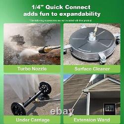 4800 PSI Electric Pressure Washer 4.0 GPM High Power Washer with with 33ft Pr