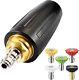 4.0GPM High Pressure Washer Rotating Turbo Nozzle Spray Tip 4000PSI 1/4 Quick