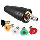 4.0GPM High Pressure Washer Rotating Turbo Nozzle Spray Tip 4000PSI 1/4 Quick
