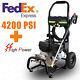 4,200 PSI 3.0 GPM Gas Pressure Washer with Big Power Engine 4200PS! TURE