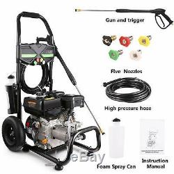 4,200 PSI 3.0 GPM Gas Pressure Washer with Big Power Engine 4200PS! TURE