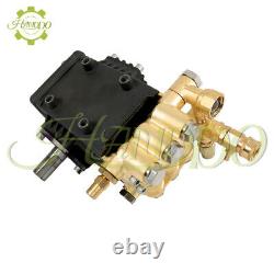 4.9GPM 3600 PSI 24mm Solid Shaft Belt Drive Pressure Power Washer Pump