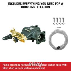 530016 Pressure Washer Pump from AAA 2.5GPM@3400 PSI Max 3/4 Hollow Shaft C32