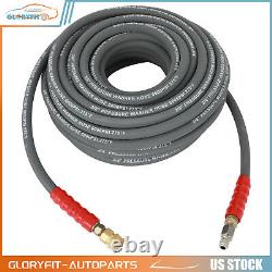 6000psi Hot Water Pressure Washer Hose Non-Marking 2-Braid R2 3/8 x 100 ft