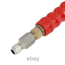 6000psi Hot Water Pressure Washer Hose Non-Marking 2-Braid R2 3/8 x 100 ft