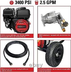 61083 3400 PSI At 2.5 GPM CRX 208CC Cold Water- Gas Pressure Washer