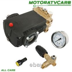 ALL-CARB General Right Shaft 3500 PSI Pressure Washer Pump 4.5HP Belt Drive Blue