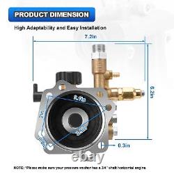 AR RMV25G30D-EZ RMV2.5G30EZ Pressure Washer Pump Horizontal 3/4 Shaft 3000PSI