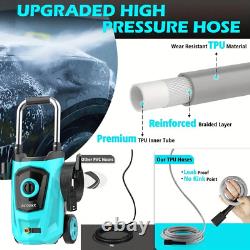 Acquax Electric Pressure Washer Max 4200PSI 2.5 GPM High Power Washer TPU Hose