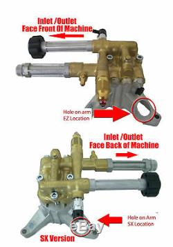 Annovi Reverberi SRMW2.2G26-EZ SX Pump, SRMW2.2G26-EZSX, 2.2GPM@2600PSI For Uni