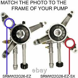 Ar 2600 Psi Power Pressure Washer Pump Srmw22g26-ez For Troy-bilt Excel Vr2500 +