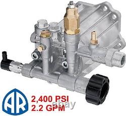 Ar Rmv2.2g24 Pressure Washer Pump Axial, 2.2gpm 2400 Psi, 3400 Rpm, 3/4 Shaft