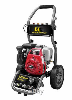 BE Pressure Washer 2700psi 2.3gpm 6.5 HP Honda