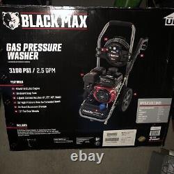 BLACK MAX 3100 PSI Gas Pressure Washer 212cc OHV Engine Black/Red