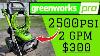 Best Budget Pressure Washer Greenworks 2500 Psi Review