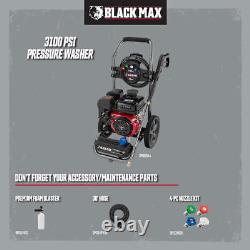 Black Max 3100 PSI Gas Pressure Washer, 212cc OHV Engine Brand New