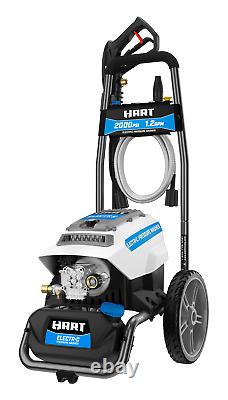 Blue White 2000PSI 1.2 GPM Electric Pressure Washer Durable Hand Truck Frame