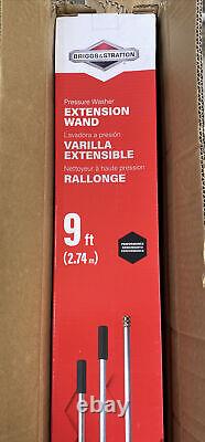 Briggs & Stratton 9 Foot 3000 PSI Pressure Washer Extension Wand New