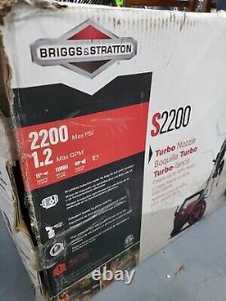 Briggs & Stratton S2200 2200-PSI 1.2-GPM Cold Water Electric Pressure Washer