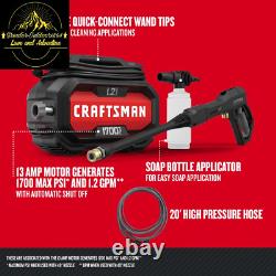 CRAFTSMAN 1700-PSI 1.2-GPM Cold Water Electric Pressure Washer