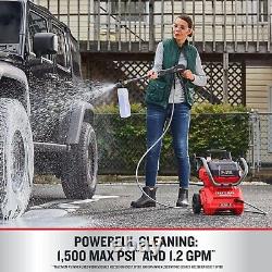 CRAFTSMAN V20 Brushless RP 1500 PSI 1.2-GPMs Cold Water Pressure Washer +Battery