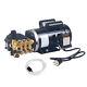 Canpump Electric Pressure Washer 2 hp Motor 115 V, Triplex Pump