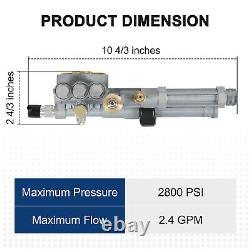 Complete Pump Head for SRMW2.3G28 & SRMW2.4G28 Model Pumps With Unloader 2800 PSI
