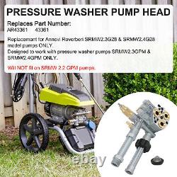 Complete Pump Head for SRMW2.3G28 & SRMW2.4G28 Model Pumps With Unloader 2800 PSI