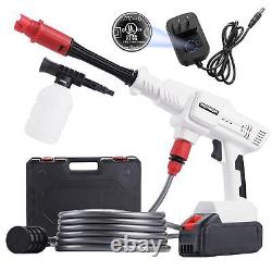 Cordless Pressure Washer, 1000PSI Brushless Portable Power Washer with Rechar