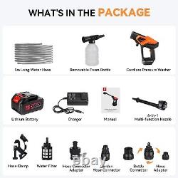 Cordless Pressure Washer, 1080 PSI 2.5 GPM Brushless Portable Pressure Washer