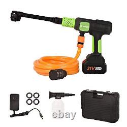 Cordless Pressure Washer 652PSI Power Cleaner with 4-Speed 6-in-1 Nozzle