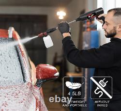 Cordless Pressure Washer, 680PSI Pressure Washer with Rechargeable 4000Mah Batte