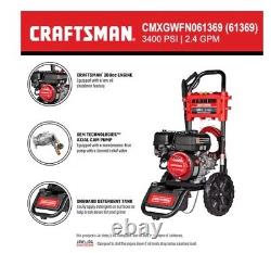 Craftsman 3400 PSI 2.4 GPM Cold Water Gas Pressure Washer CMXGWFN061369