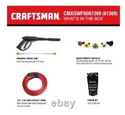 Craftsman 3400 PSI 2.4 GPM Cold Water Gas Pressure Washer CMXGWFN061369