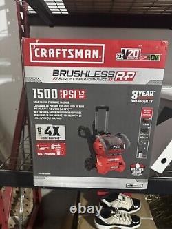 Craftsman V20 1500 PSI Cold Water Pressure Washer Red (CMCPW1500N2)