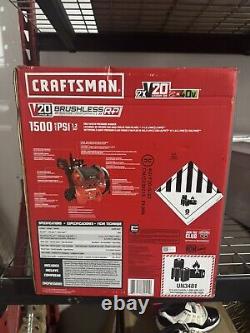 Craftsman V20 1500 PSI Cold Water Pressure Washer Red (CMCPW1500N2)