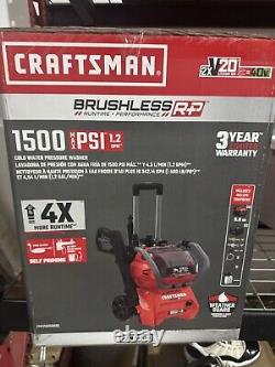 Craftsman V20 1500 PSI Cold Water Pressure Washer Red (CMCPW1500N2)